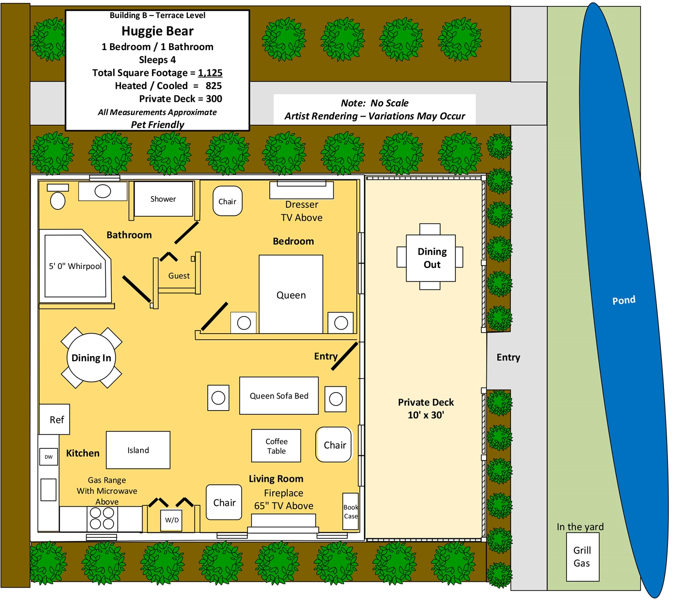 Floor Plan for Huggie Bear
